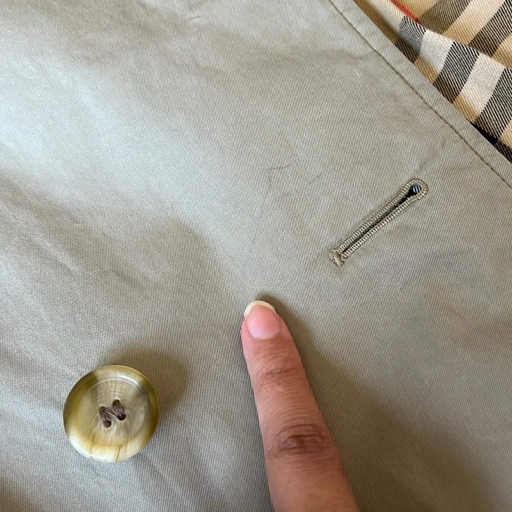 Classic Tan Trench Coat Burberry USA  small 6 - Picture 14 of 15